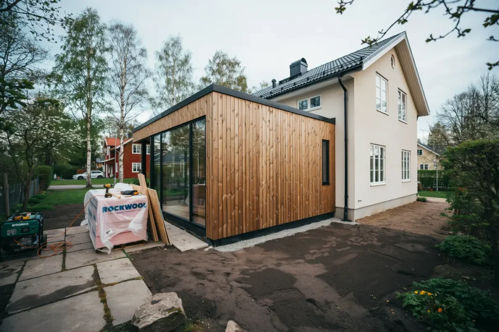 bygga uterum mot huset bygglov grund och isolering f r ett h llbart resultat