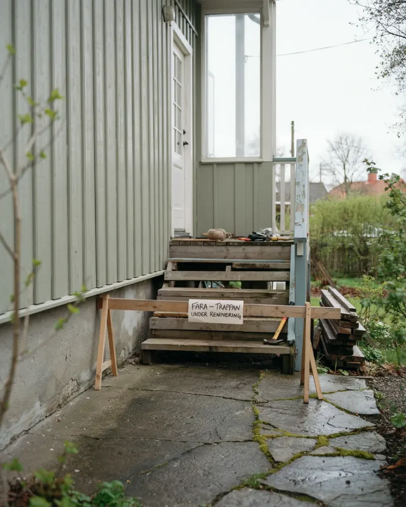 s ker utomhustrappa bygga om eller sp rra av